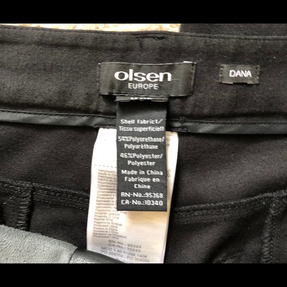 OLSEN VEGAN LEATHER PANTS - Picture 4 of 5